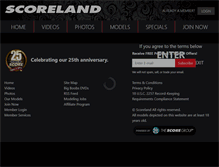 Tablet Screenshot of gallys.scoreland.com